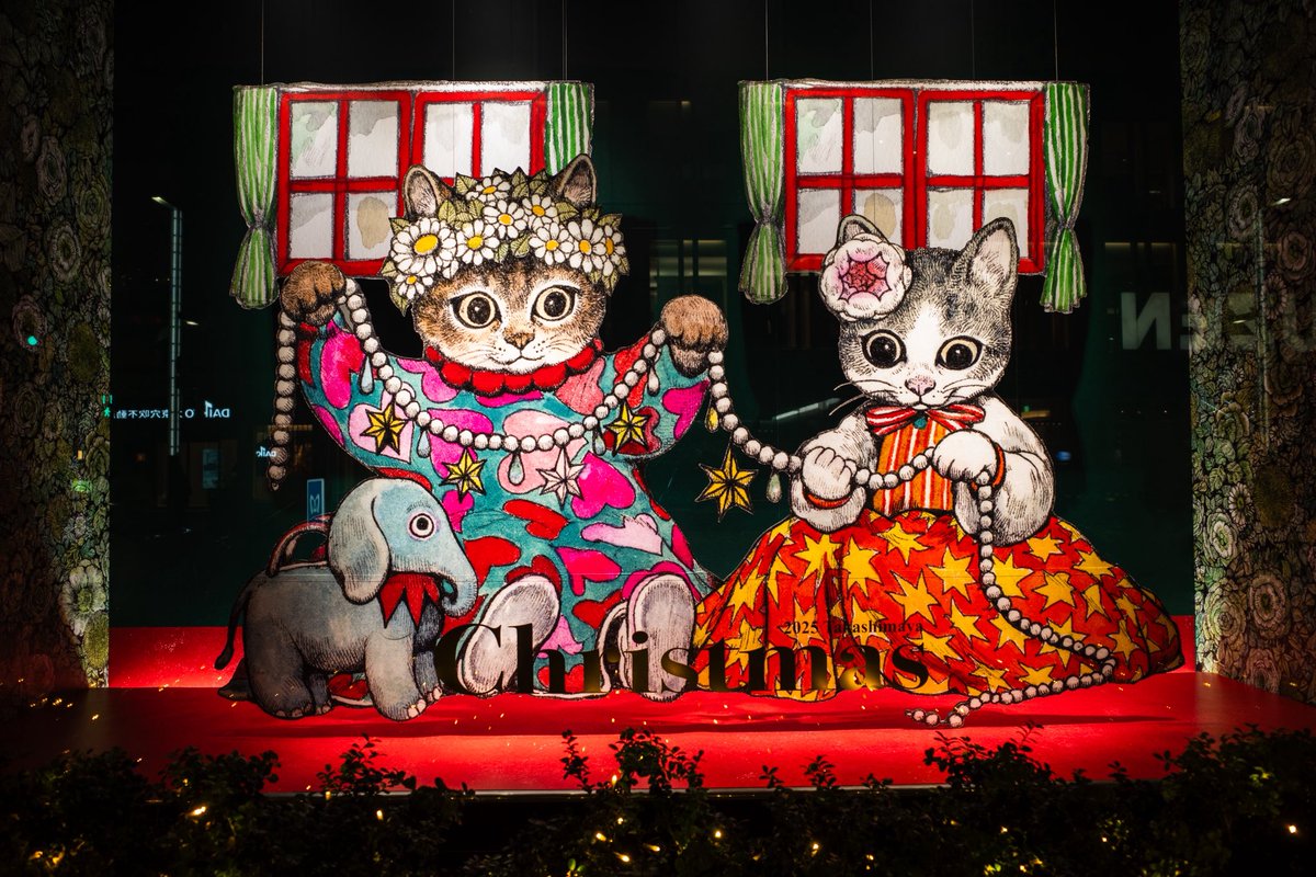 日本橋高島屋にヒグチユウコさんのショーウィンドウ観に行ってきた