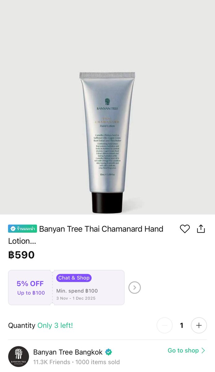 แจก Banyan Tree Thai Chamanard Hand Lotion 1 รางวัล 

rt+fv+mention อวยน้องเปอร์ พร้อมแคปหลักฐานการฟัง cover น้องเปอร์ตั้งแต่ 658,333 views เป็นต้นไป (ใส่ลายน้ำด้วยนะคะ)

#COPPER_อันเฟรนด์
#COPPERdechawat

ปล. แจกตอนวิวครบ 818K ค่ะ ถ้าหมดขออนุญาตเปลี่ยนเป็น Body Lotion นะคะ