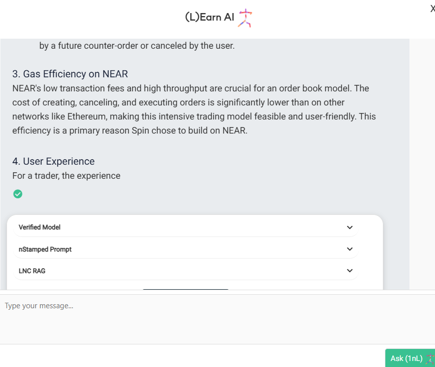 dailongly's tweet photo. Studying with Verifiable and responsible AI  is the future of learning. Already live at @LearnNEAR 📷. Now with my very own prompt and settings. https://t.co/n7aJFvJQui
