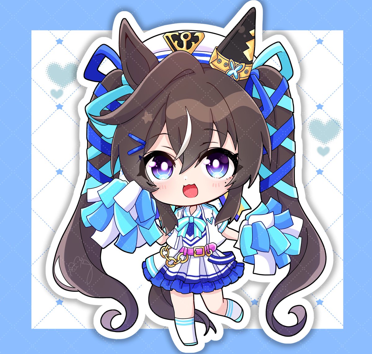 チアヴィブロス💙🩵
#ウマ娘 #umamusme