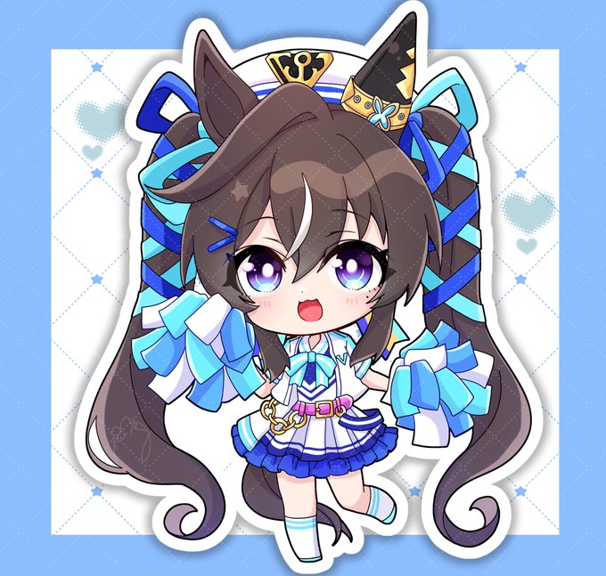 チアヴィブロス💙🩵
#ウマ娘 #umamusme 