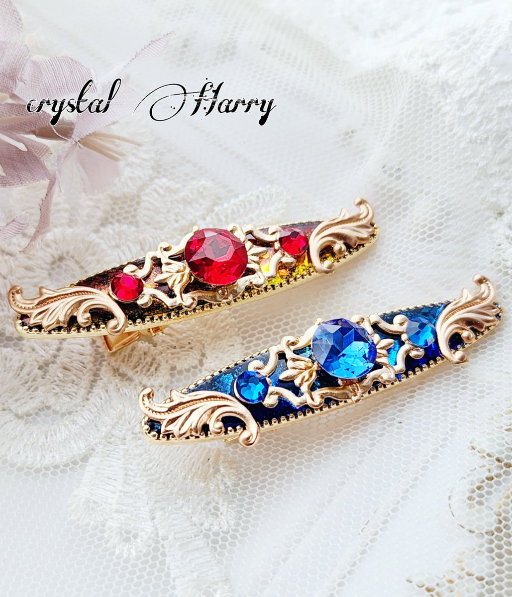 宝石羽の髪飾り】～ゴールドベース～各種 宝石国の精霊達が手作りして