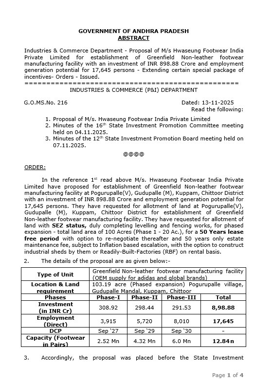 EPSTamilNadu's tweet image. கொரிய நாட்டைச் சேர்ந்த ஹ்வாசங் நிறுவனம், தமிழ்நாட்டில் தொழில் தொடங்கவுள்ளதாக அறிவித்திருந்த நிலையில், தற்போது தமிழகத்தை விட்டு, ஆந்திர மாநிலத்தில் தொழில் தொடங்க உள்ளதாக அறிவித்துள்ளது. 

பொம்மை முதல்வர் , நான்கு ஆண்டுகளாக வெளிநாட்டு சுற்றுலா, உள்ளூரில் முதலீட்டாளர் மாநாடுகள் என…