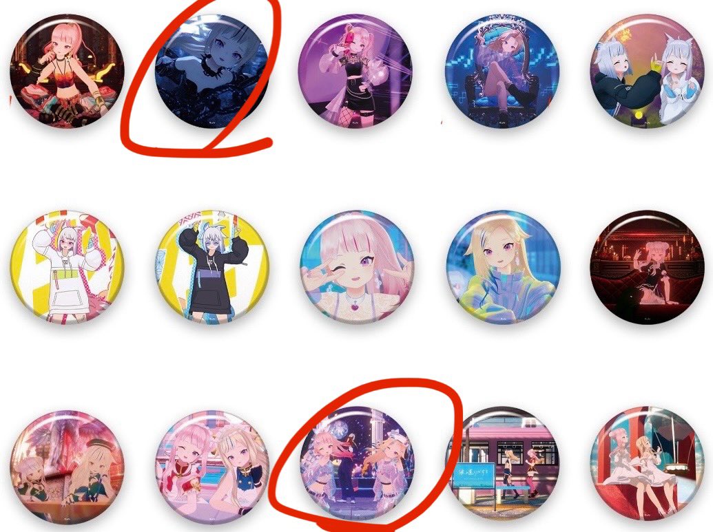 ヒメヒナ交換 HIMEHINA LIVE 2025 バブリン ライブ ヒメヒナ 缶バッジ