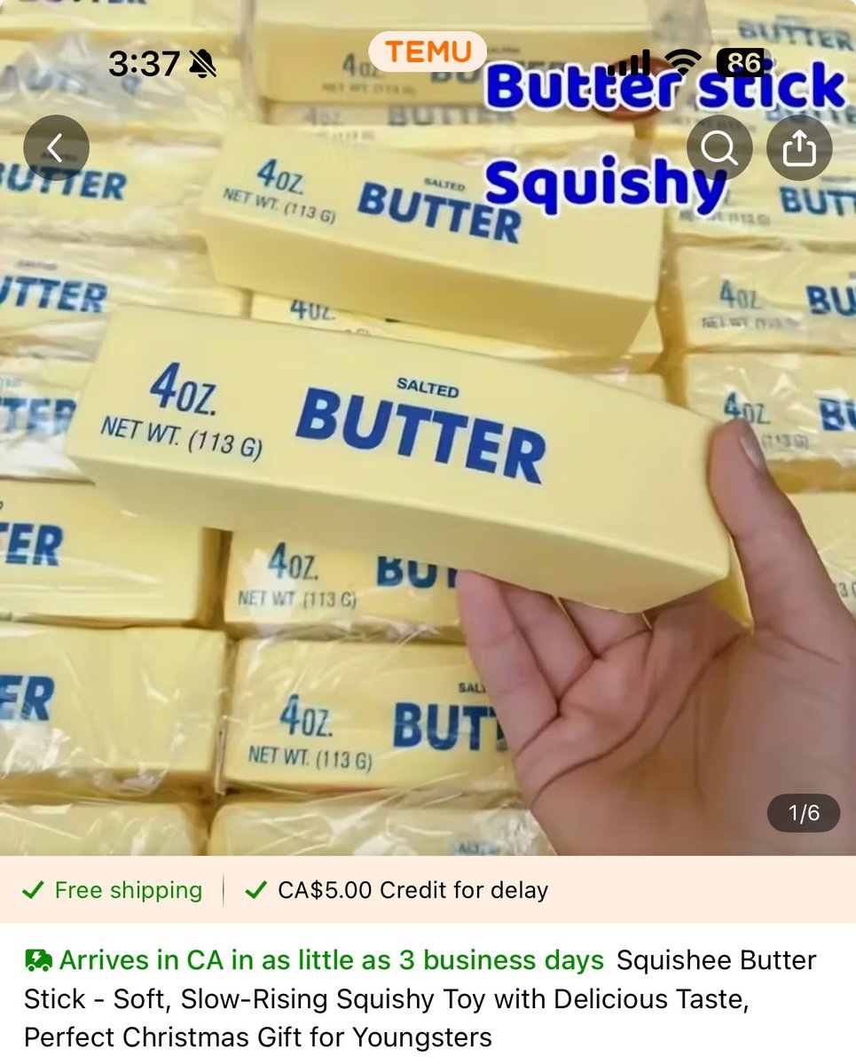 TheMalaMoragain's tweet image. Um, does this really say “delicious taste”?? What kind of “youngsters” are these for? 

WTAF Temu?!?! 🤣🤣🤣

Wild and weird is in, I suppose? 🤣🤣🤣

#AltText #ButterChewToyForYoungsters