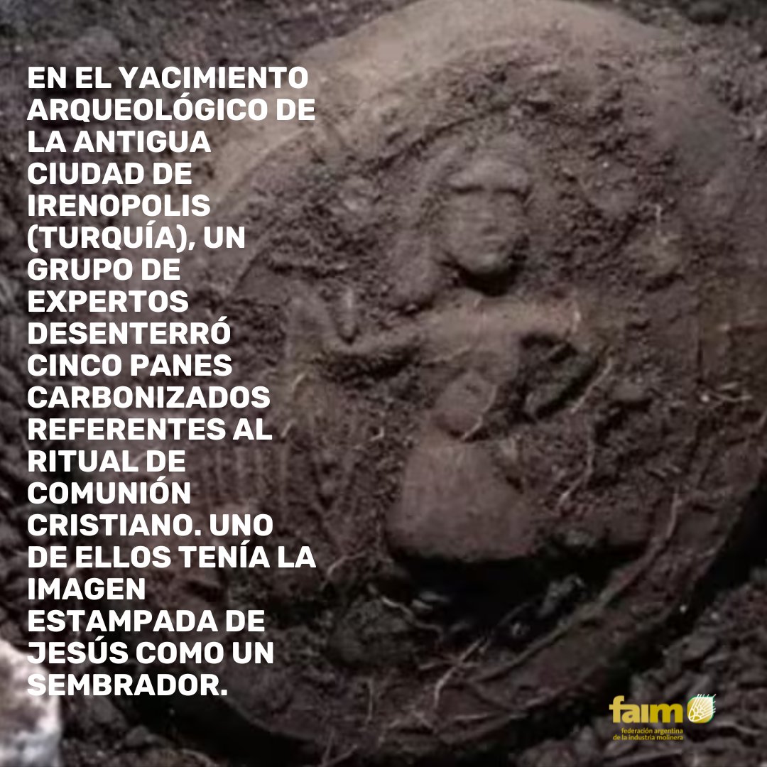 🫓En el sur de Turquía rescataron de debajo de la tierra cinco #panes de comunión totalmente carbonizados, de los cuales uno de ellos tenía estampada la imagen de Jesús Sembrador.
⌛️Los cinco alimentos datan de entre los siglos VII y VIII d.C.
📌t.ly/4rBTf
<a href="/LANACION/">LA NACION</a>