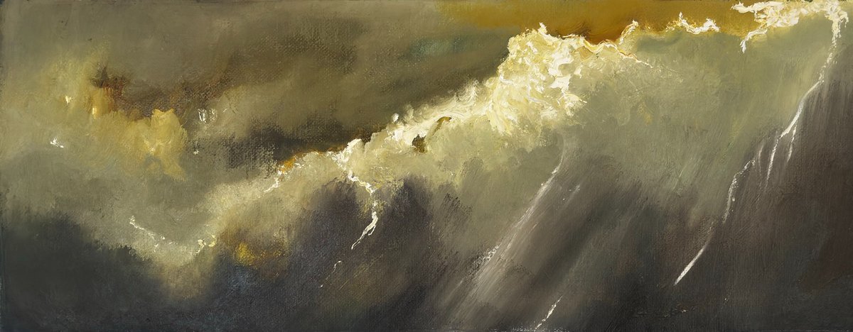 I am holding a prize draw to raise funds for <a href="/GoldFSF/">The Gold from the Stone Foundation</a> - the winner receiving this oil painting. The draw is free to enter, however if you're able to donate, all funds raised will go towards this brilliant cause. Please help &amp; share  if you can. 💛 

givewheel.com/fundraising/11…