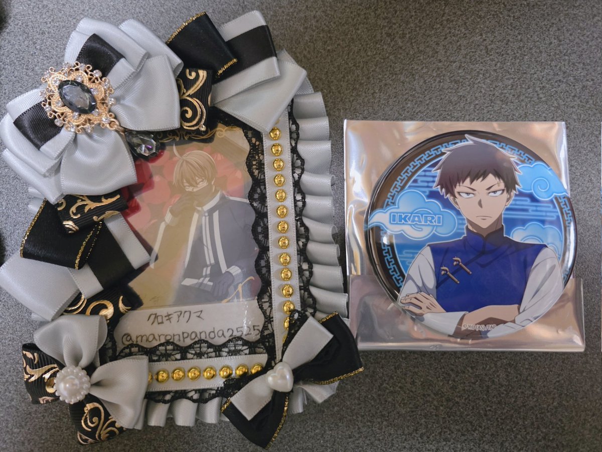 交換】桃源暗鬼 トレーディング 丸型 缶バッジ 缶バ 【譲】矢颪 【求