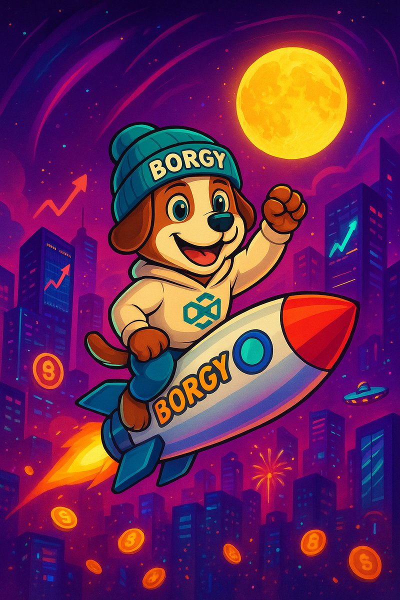 cryptoo_owll's tweet photo. When the universe says no, $BORGY says YES and blasts off 🌕💫”
#Borgy #BorgyCoin #CryptoVibes #MoonShot #RocketReady #AltcoinSeason https://t.co/lZpF5nnSRo