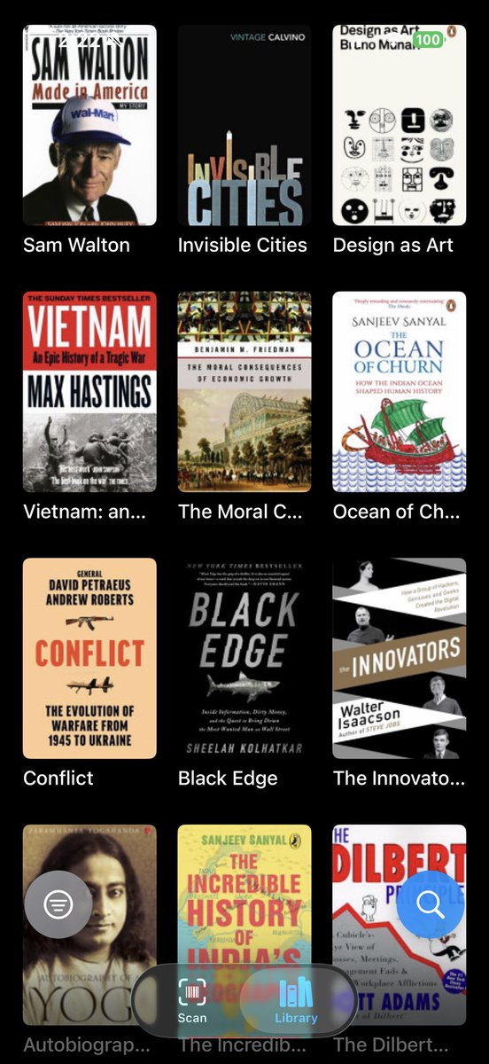 phreakv6's tweet image. built this iOS app for personal library management (with isbn scanner). zero swift skills and 100% vibe-coded