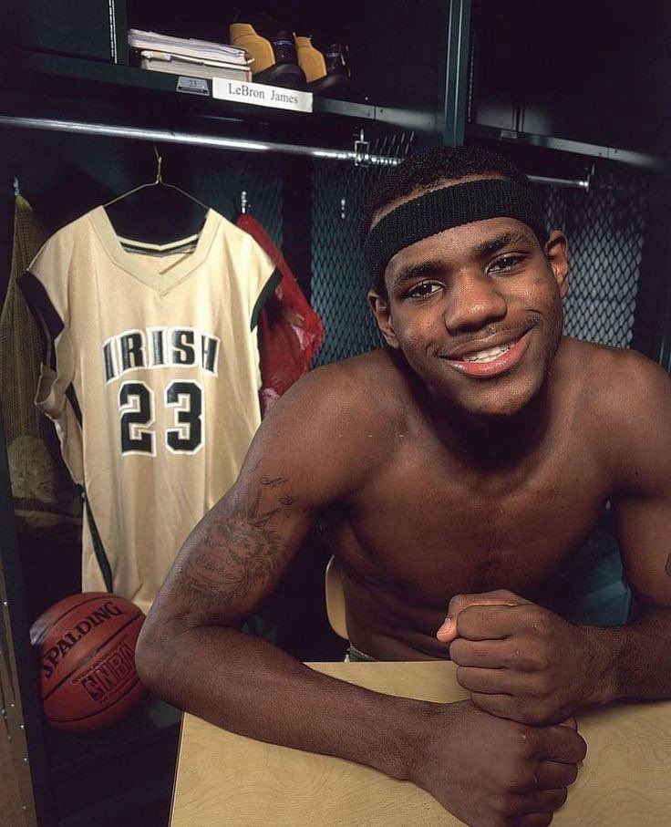 LeBron in Highschool .
