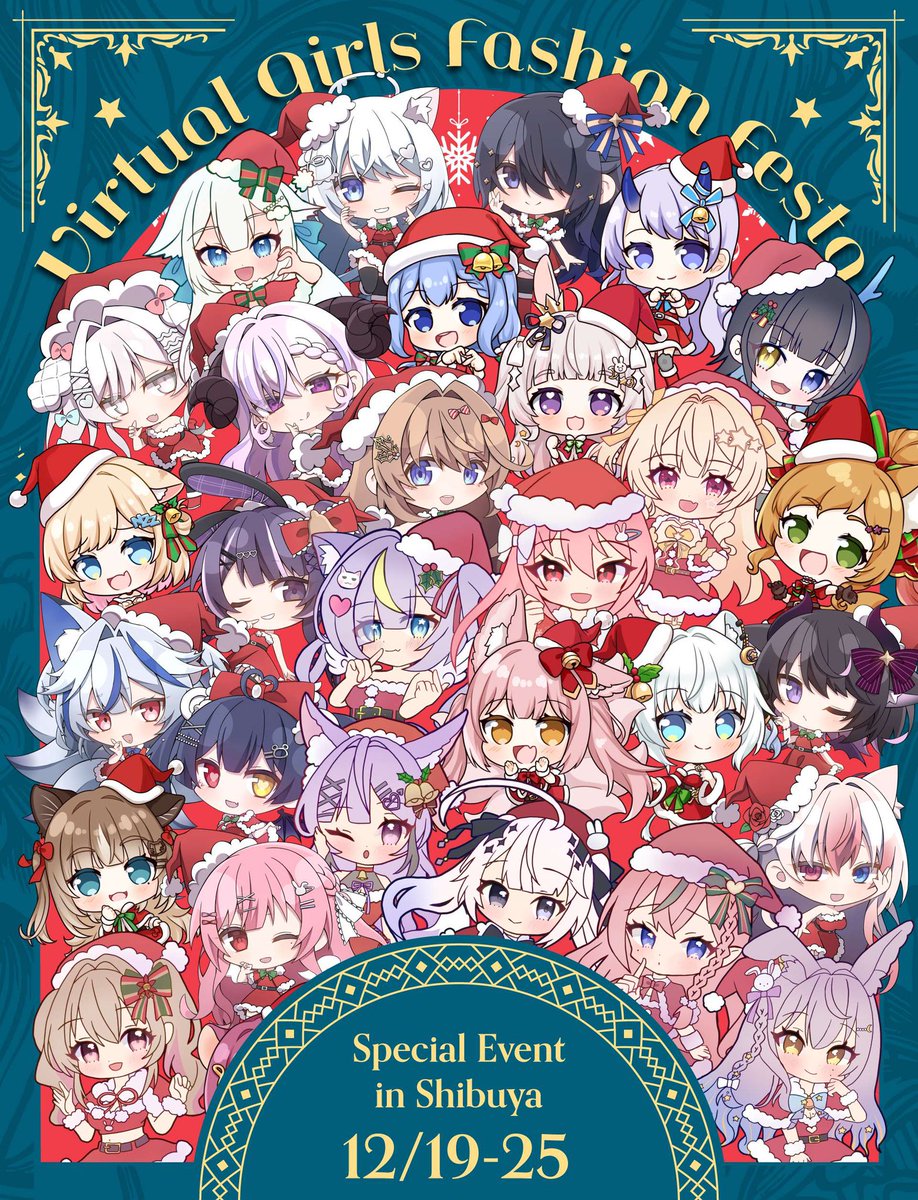 vgf_festa's tweet image. 🎉Virtual Girls Fashion Festa🎉

#VGFF 1on1一般販売&amp;amp;トークイベント一般販売開始！

✼••┈┈┈┈┈┈┈┈┈┈┈┈••✼

🎉Virtual Girls Fashion Festa🎉 in 渋谷1on1
📅販売期間：
2025/11/15 (土) 18:00  ～ 2025/12/25 (木) 19:59まで

＜1on1チケット＞
12月20日 (土)…