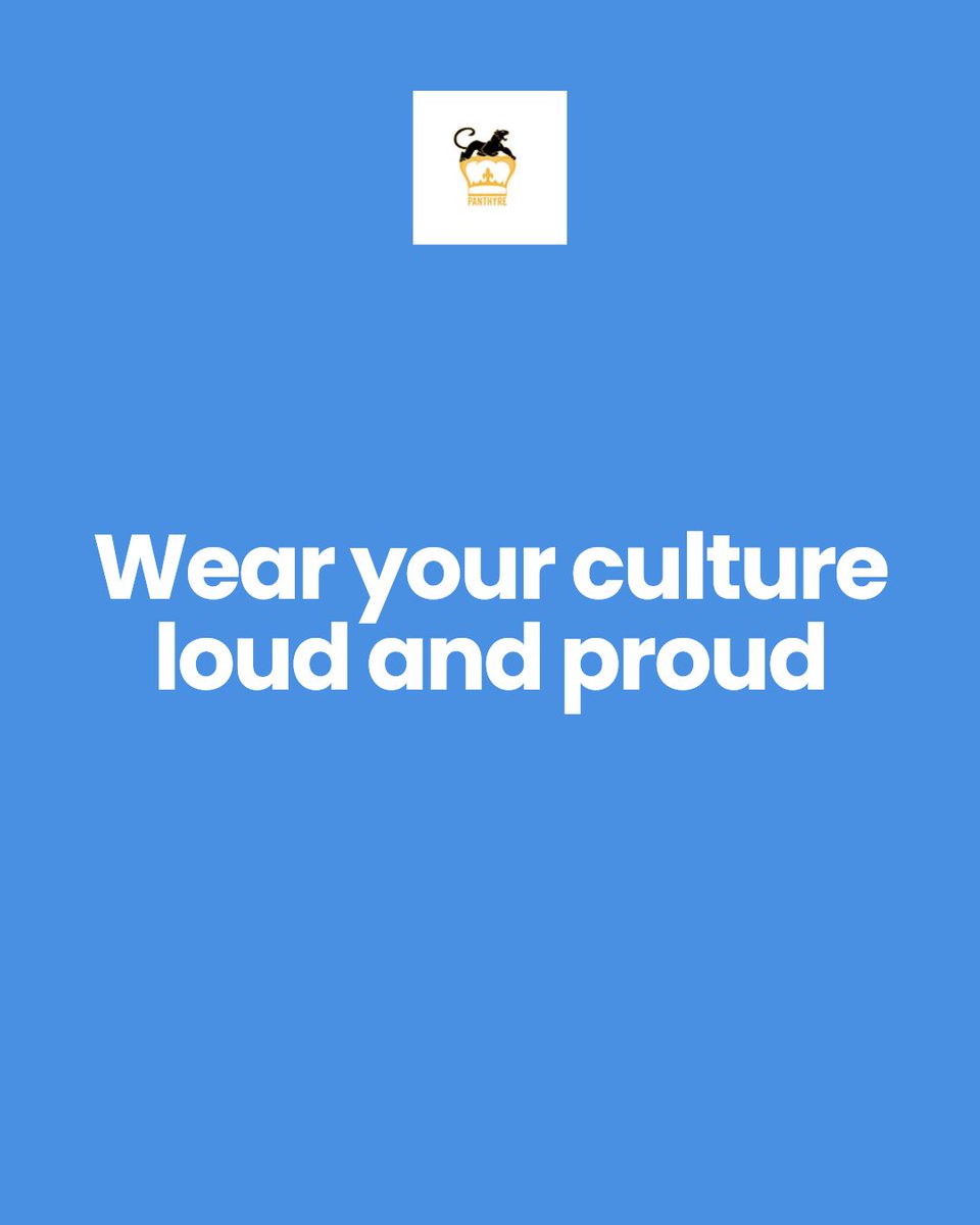 panthyrefashion's tweet photo. Fashion is identity! At Panthyre Fashion, we celebrate your heritage. Our customizable gear lets you wear your culture loud and proud. Why blend in when you were born to stand out? Ready to rock your roots? Let's get cultural and fearless! https://t.co/yKCkNbfZDP