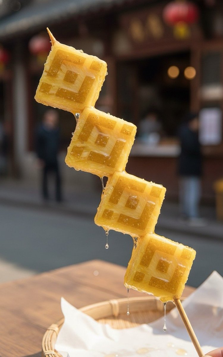 binance's tweet image. Golden, sweet, and dripping with vibes.