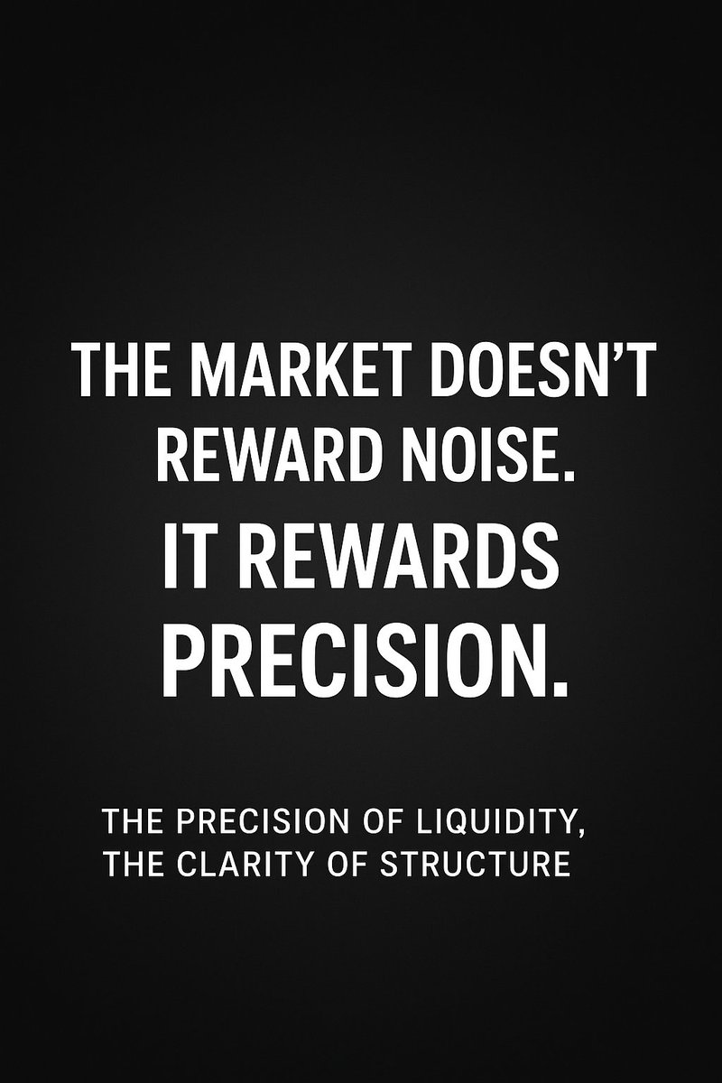 TheLSTTrader's tweet photo. Most traders want confirmation.
But confirmation often comes after the move is gone.
Price doesn’t wait for your emotions to settle.
It moves when liquidity is available — not when you feel ready.
🔑 Intent > confirmation.
GM
$TradeTheIntent
#LSTMethod #TheZoneOfIntent https://t.co/sta9r1LYZO