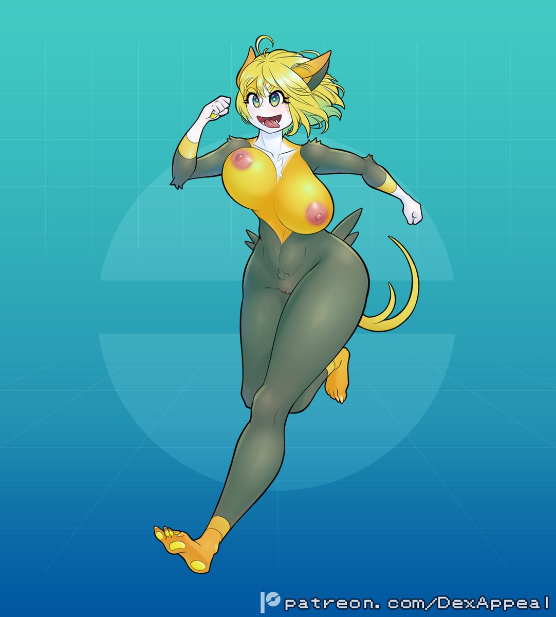 VERY fast dog running at incredible hihg speed