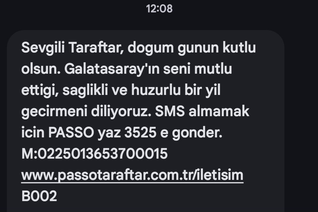 Sensin taraftar o ayrı da,yalnız mesajın güzelliği.🤩🥳

 💛❤️🦁