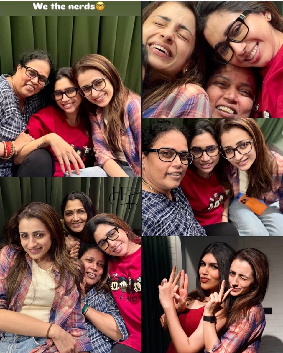 rycbar_NINENINE's tweet image. Some more pics of Trisha’s hangout with friends❤️🧿 The cutest pics 🥹&amp;amp; as a fellow glasses wearer, I love a good nerd squad 😂

@trishtrashers #Trisha❤️🧿