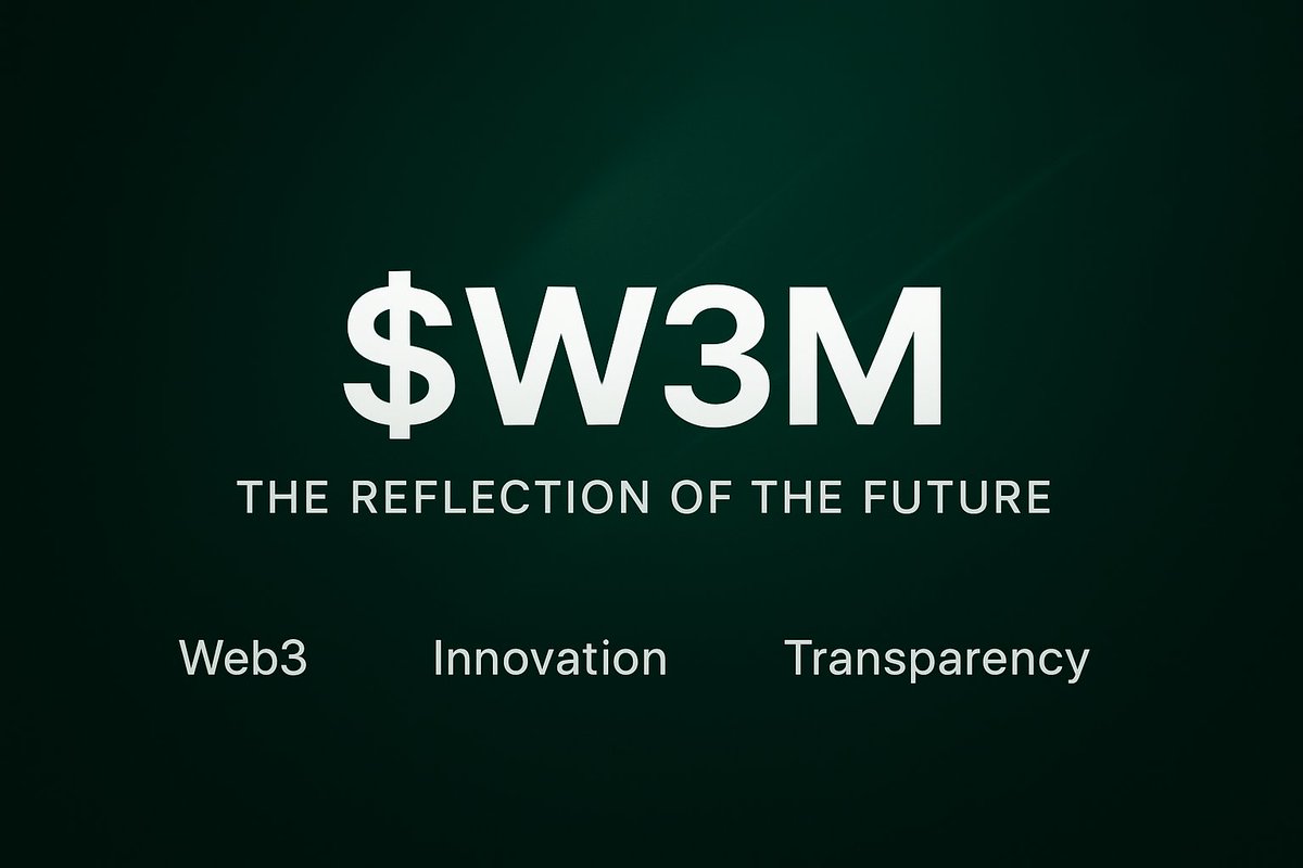 web3_mirror_'s tweet image. GM W3M Family ☀️
While the market looks shaky, $W3M stays locked in 🔐 building, growing, and attracting the eyes that matter.
The mission hasn’t changed: Expand the Mirror. Strengthen the brand. Push the culture forward.

The calm before the storm always feels quiet  until it…