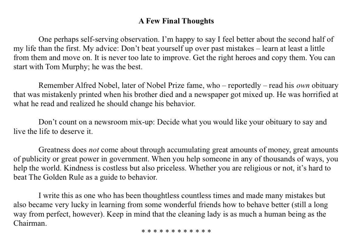 vickyprabh's tweet image. It’s a sad truth, India’s biggest tragedy is how the people at the bottom are treated like they don’t matter.

 Read the last line of Warren Buffet&apos;s goodbye letter.