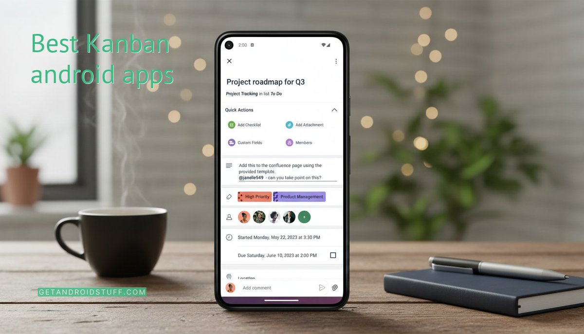 GetAndroidStuff's tweet image. Ditch basic to-do lists! 🚀 Our review of the Top 10 Kanban Android Apps is LIVE. We found the power tools for automation &amp;amp; project management. Get productive! getandroidstuff.com/kanban-apps
#Kanban,#AndroidApps,#Productivity,#AppReview,#TechTips,#TaskManagement,#getandroidstuff