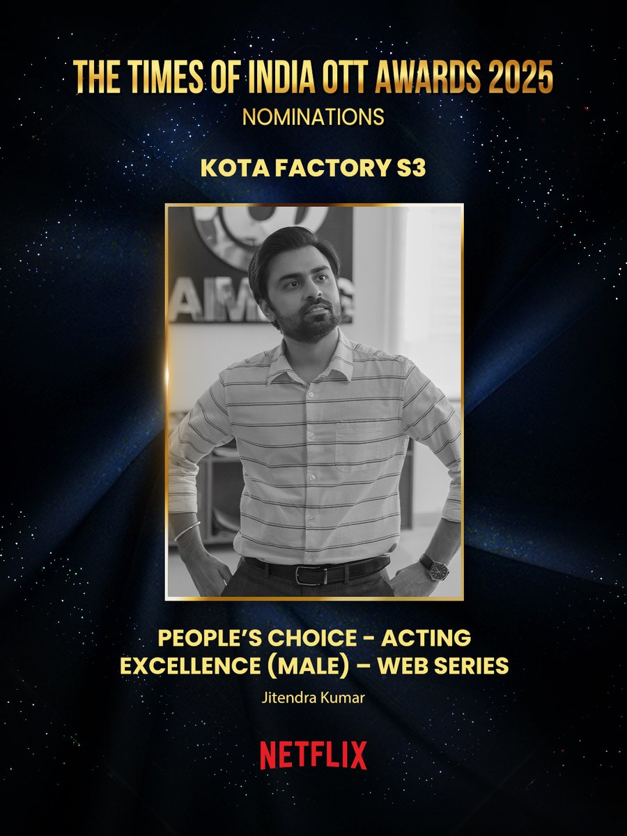 TheViralFever's tweet photo. Congratulations to the Kota Factory S3 team and our incredible nominees for these prestigious recognitions!🙌🏼

Heartfelt thanks to our cast and creators whose dedication makes this story unforgettable! ❤️

A big thank you to our audience, your constant love keeps us going! 

And gratitude to The Times of India OTT Awards for honouring our work!

@NetflixIndia @ArunabhKumar @mehta_pratish #RaghavSubbu @Punbatra @iampravinyadav #ManishChandwani @nikitalalwani @vijaykoshy @uncle_sherry @Farjigulzar @TillotamaShome #MayurMore #RevathiPillai @HeyAhsaasChanna #RanjanRaj #AlamKhan @urvisingh143 #RajeshKumar #ShivChauhan #AshishKhare 

#TVF #TheViralFever #KotaFactory