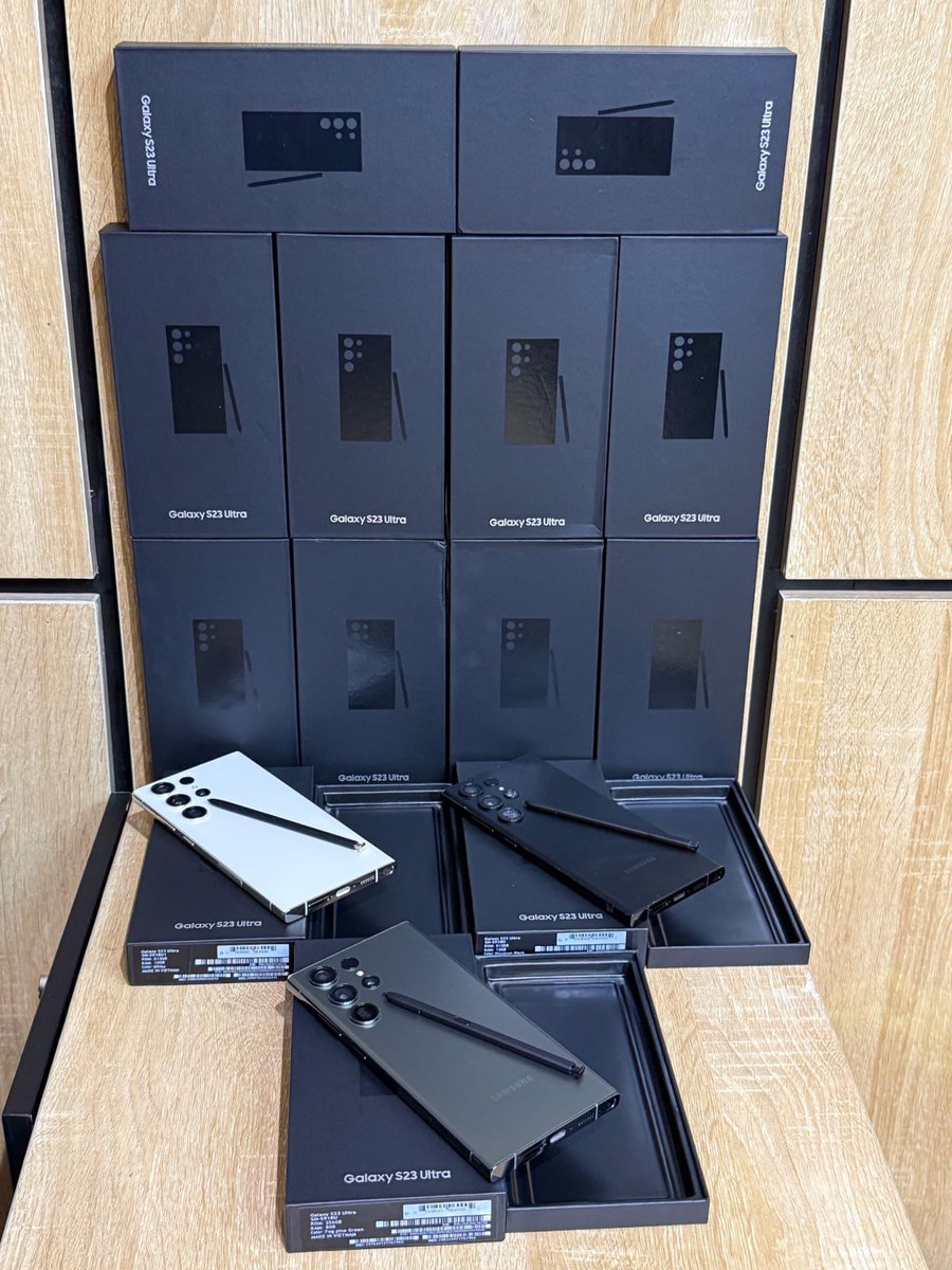 Samsung Galaxy S23 Ultra  🇺🇸
Open Box

Physical + ESIM

8/256GB *690k each*
12/512GB *740k each*

*Now available 🔥*
✅ Nationwide delivery
✅ Best deals, always
✅ DM or call 08061220922 

Medical road, Computer village Ikeja, Lagos 

#YSFGadgets #ysfgadgetstore #Lagos #Naija #N