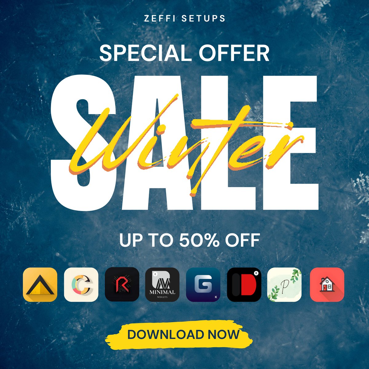 Winter Sale + Giveaway 🔥🎉

Up to 50% OFF
On all my widgets!

Download Now:
play.google.com/store/apps/dev…

15 Codes Giveaway 🎁
Winners can request any code they want.

Rules ⬇️

1. ❤️ &amp; RT this tweet
2. Tag some friends

Result ⏰
Announcing on 23rd November

Good luck! 👍🤗