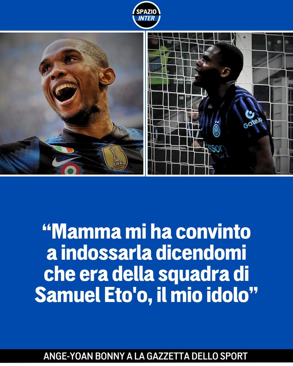 SpazioInter's tweet image. Ange-Yoan Bonny e quella sua foto da piccolo con la maglia dell&apos;Inter: Bonny svela il retroscena legato allo scatto pubblicato dallo stesso nerazzurro, mesi fa, sui suoi social ❤️

#Inter #SpazioInter