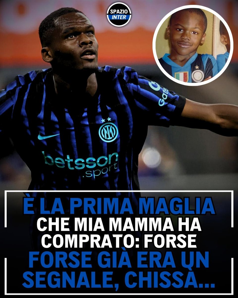 SpazioInter's tweet image. Ange-Yoan Bonny e quella sua foto da piccolo con la maglia dell&apos;Inter: Bonny svela il retroscena legato allo scatto pubblicato dallo stesso nerazzurro, mesi fa, sui suoi social ❤️

#Inter #SpazioInter
