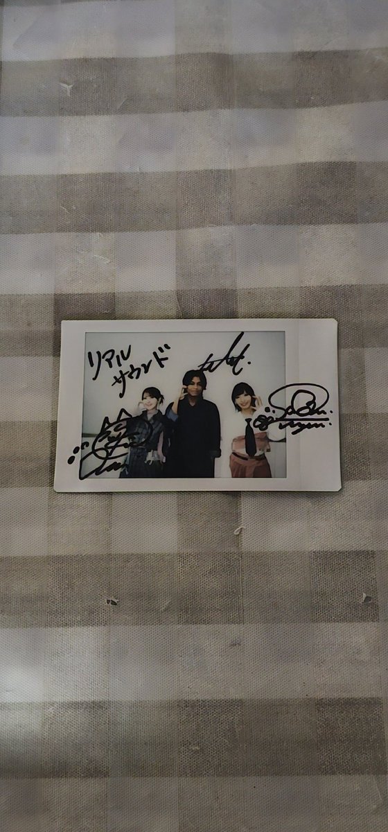 佐倉綾音　直筆　チェキ SI-VIS: The Sound of Heroes 古屋亜南×佐倉綾音×鬼頭明里 チェキ届き