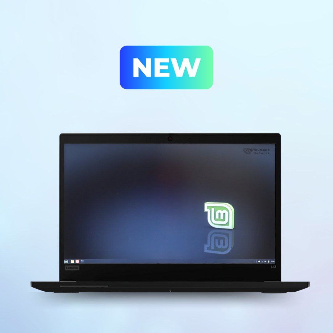 YourDataNetwork's tweet image. New: refurbished privacy laptop, Lenovo ThinkPad Ultrabook L13

For control over your data and your budget. Tested, cleaned and technically like new. Runs Linux Mint and includes LibreOffice. Ready for Mycelium, share data without Big Tech. 
Check: tinyurl.com/privacy-laptop