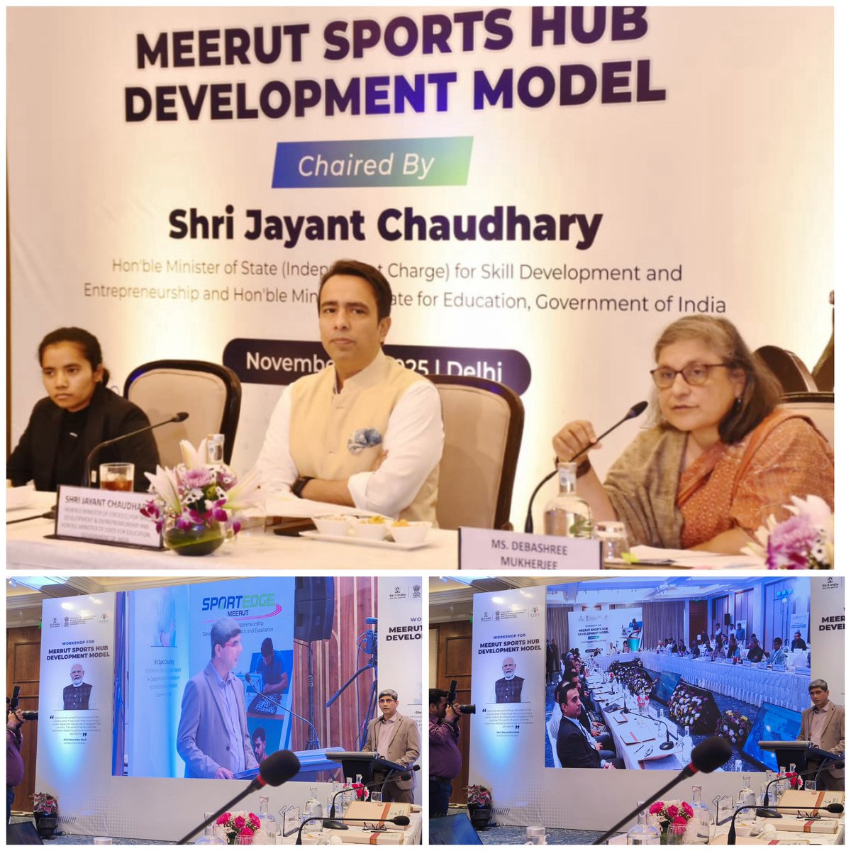 PatankarRishi's tweet photo. Honoured to deliver the Vote of Thanks as Shri Jayant Chaudhary launched #SportEdge Meerut, a key step toward building a leading sports & enterprise hub
Great insights from global partners on driving innovation
#SkillIndia #MSDE #SportsEconomy #ViksitBharat2047 #KaushalBharat https://t.co/sBtIt52IPp