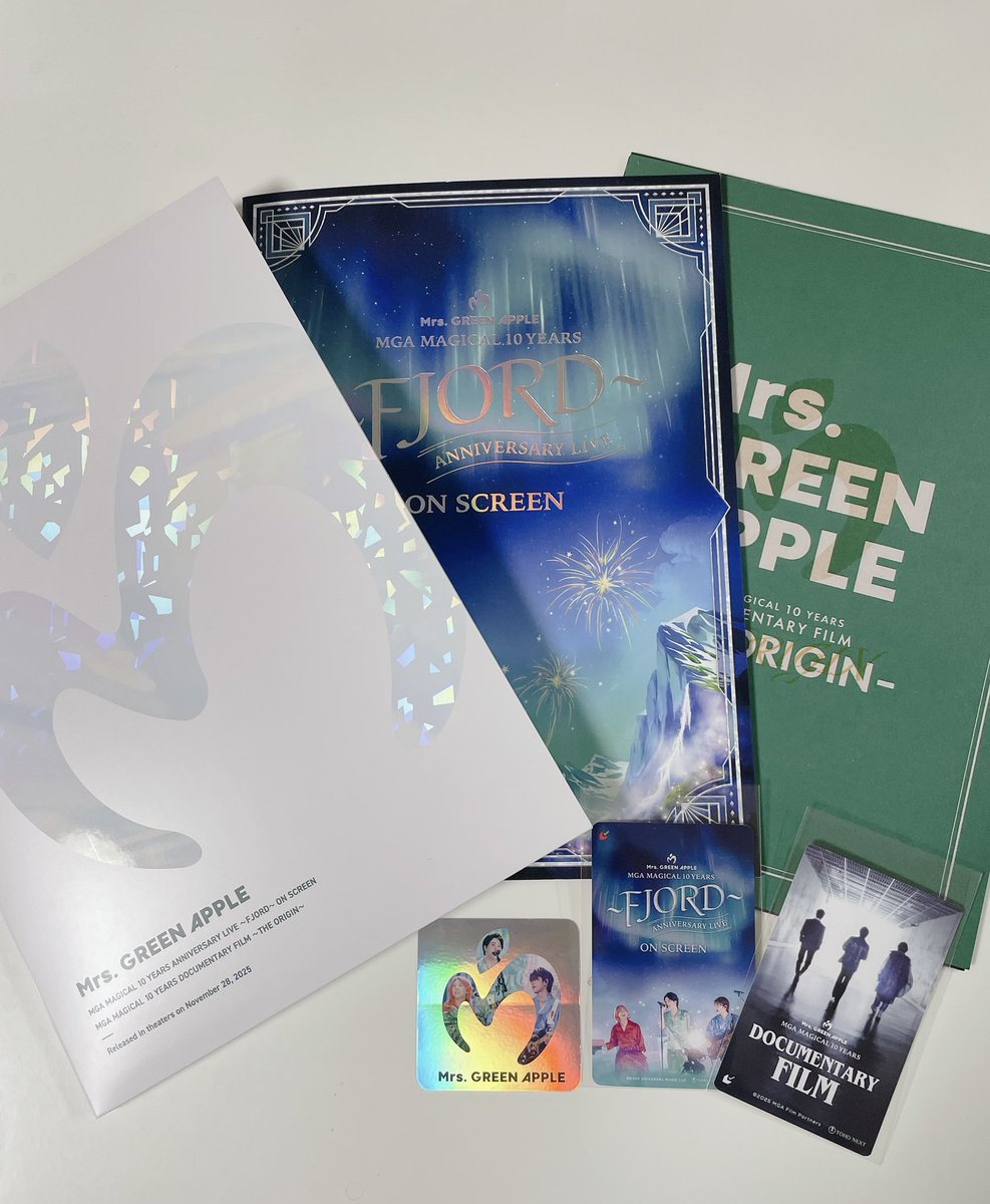 届いた⟡.·とんでもなく感動が詰まってた🥹 FJORDもTHE ORIGIN… ミセス