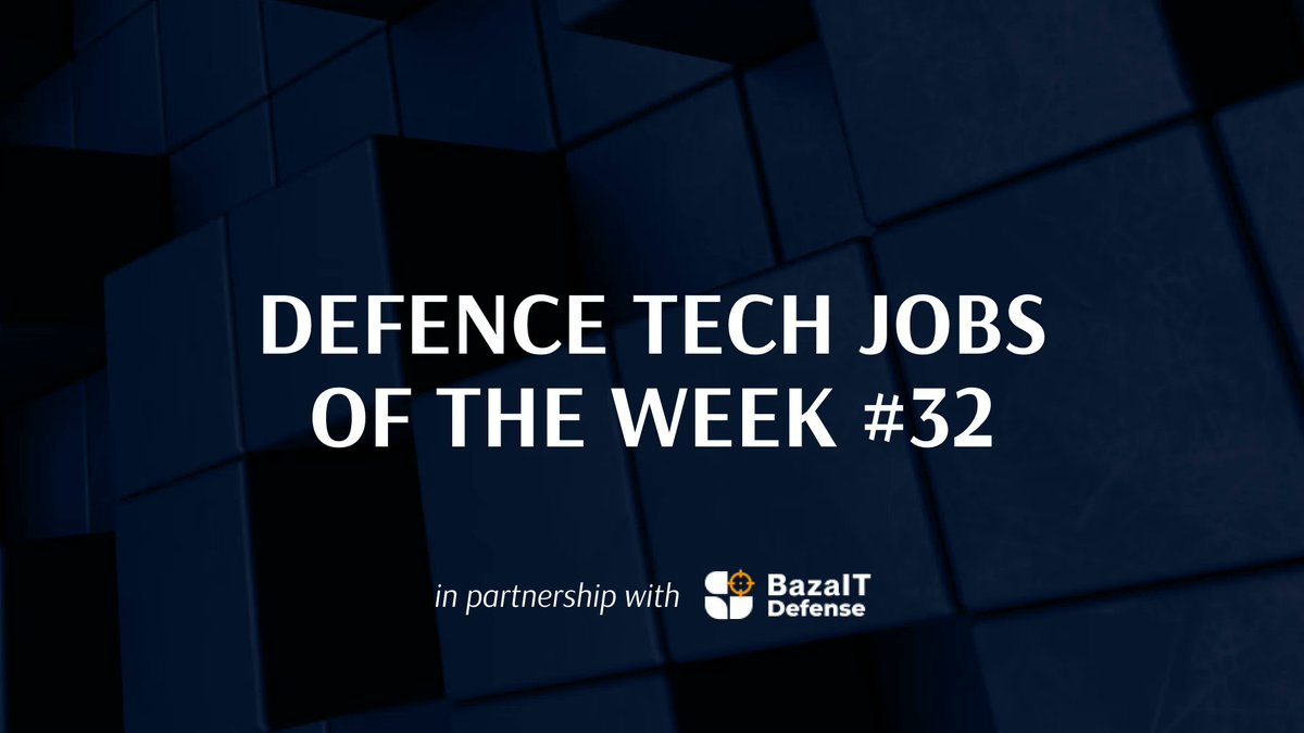 50+ jobs in defence tech: roles open at STARK, The Fourth Law, Odd Systems and more: 
thedefender.media/en/2025/11/def…