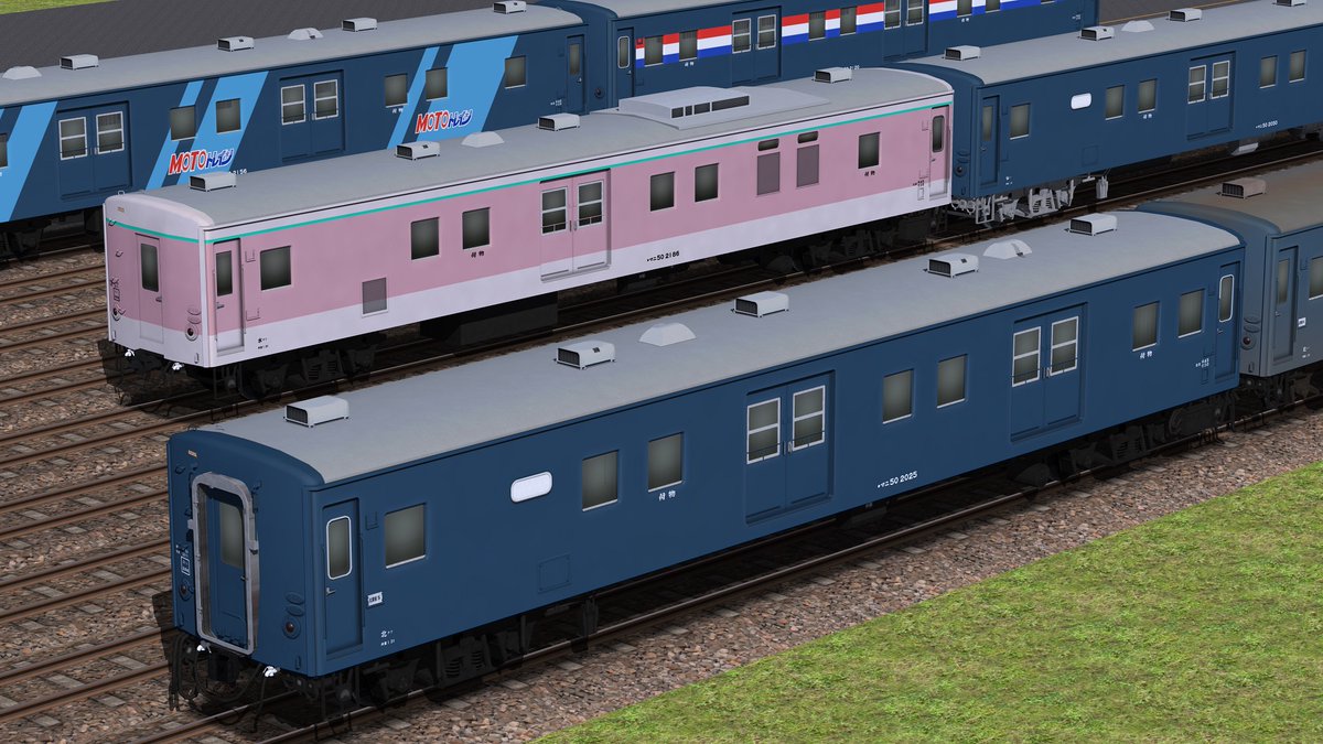 yomogikamotsu's tweet image. RailSimPI マニ50を公開しました　ux.getuploader.com/yomogikamotsu/　#RailSim #RSPI公開情報