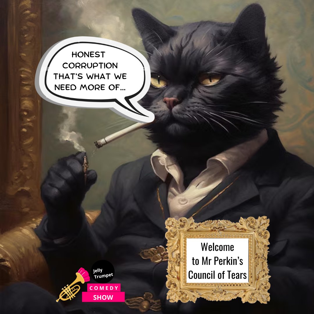 JellyTrumpet's tweet image. Mr Perkins believes we are all corrupt. We should just be honest about it.

Pity the corrupt bas*ards aren&apos;t honest, eh?

Stay fruity,

#ComedyPodcast #ScriptedComedy #PodcastHumor #FunnyPodcast #ComedyShow