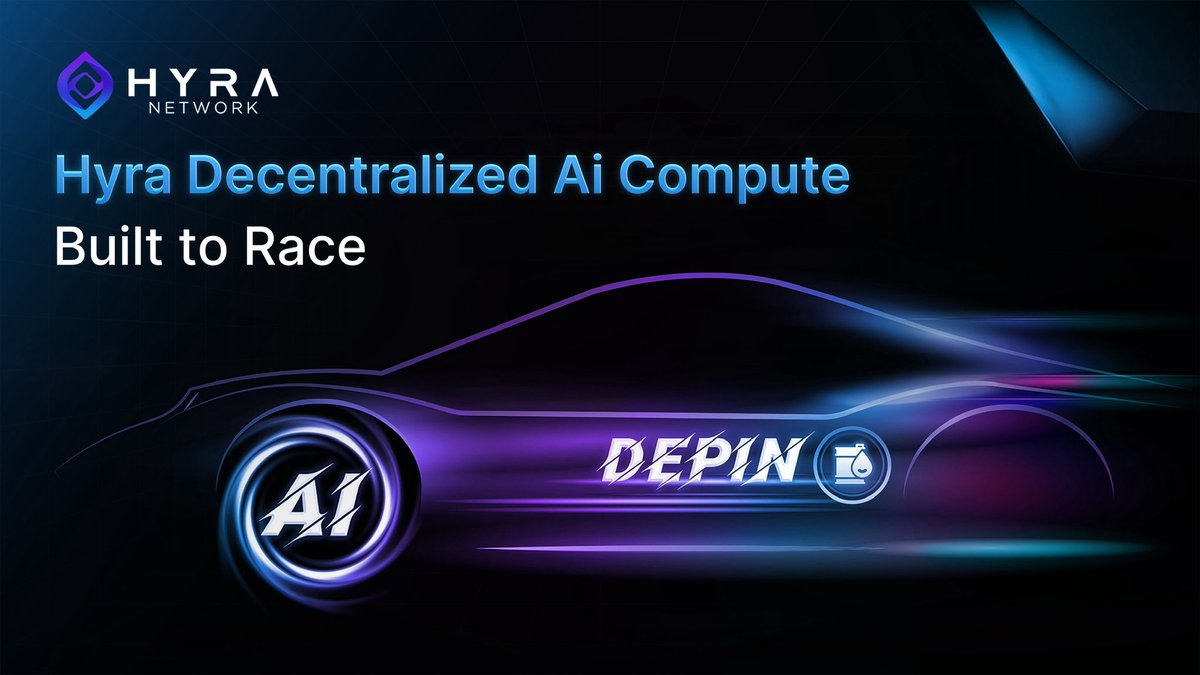 hyranetwork's tweet photo. 🔥 Hyra Decentralized AI Compute ~ Built to Race

In a world where AI demand is accelerating faster than ever,
Hyra isn’t just keeping up - we’re built to outrun it. ⚡

Powered by:
🏎️ Edge-powered AI inference
🏎️ Global decentralized GPU pools
🏎️ Layer-3 blockchain for verifiable compute

This is how AI scales at real-world speed -
not trapped in centralized bottlenecks,
but fueled by millions of devices across the globe.

💥 AI x DePIN is the new horsepower.
And Hyra is engineered to win the race.

👉 Buckle up. The next acceleration starts now.

#HyraNetwork #SovereignAI #DePIN #AIxBlockchain
