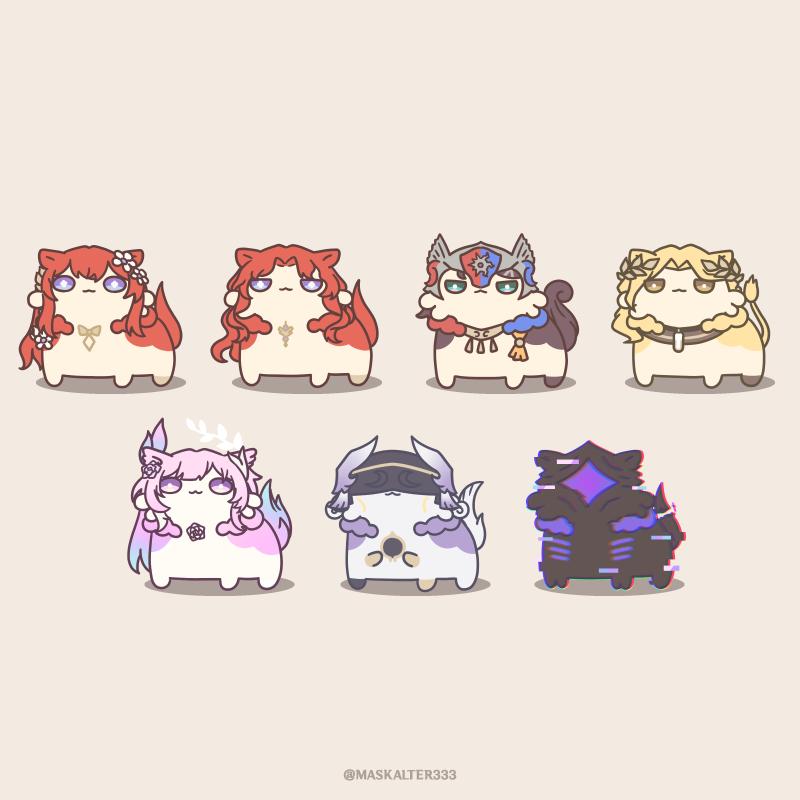maskalter333's tweet photo. 黄金裔キメラ
#崩スタ #崩壊スターレイル #HonkaiStarRail #キュレネ #トリスビアス #メルテス #セネオス #ゴルゴー #ライコス #鉄墓 https://t.co/uXRFdGsw2H