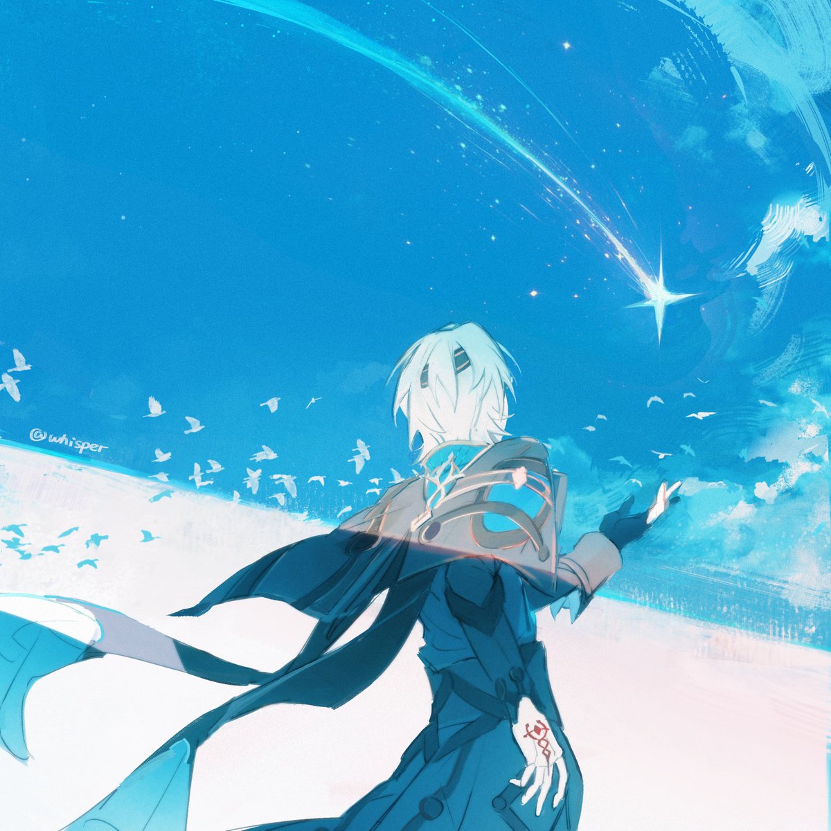 suisuibingtang's tweet image. Fly on, to the stars.