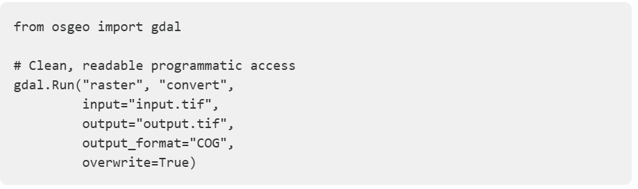 berttemme's tweet photo. How to use "gdal" CLI algorithms from Python https://t.co/tLViNwGBvl https://t.co/gW3hjNgQ33