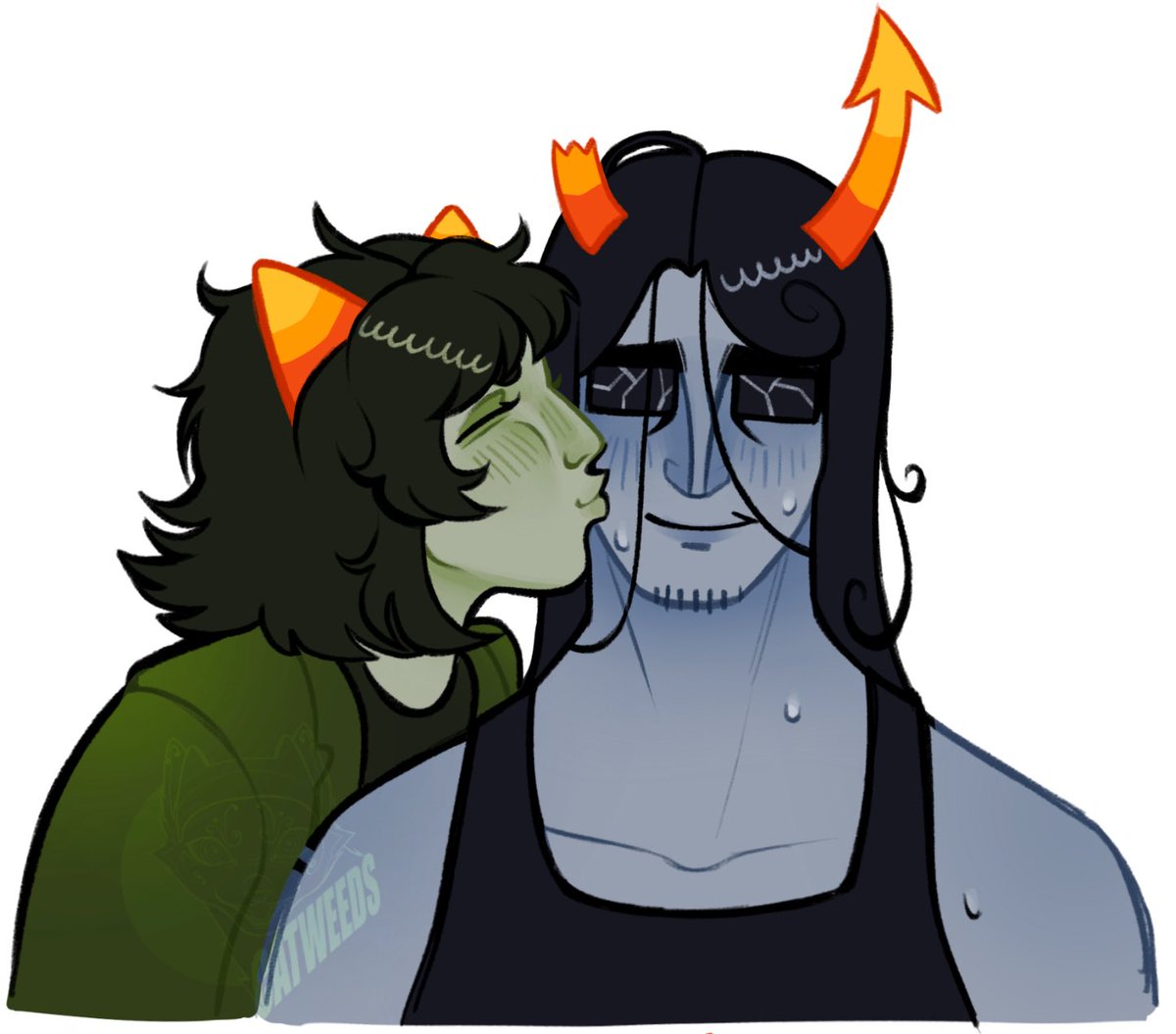 catsweeds's tweet image. #homestuck #meowrails #equinep