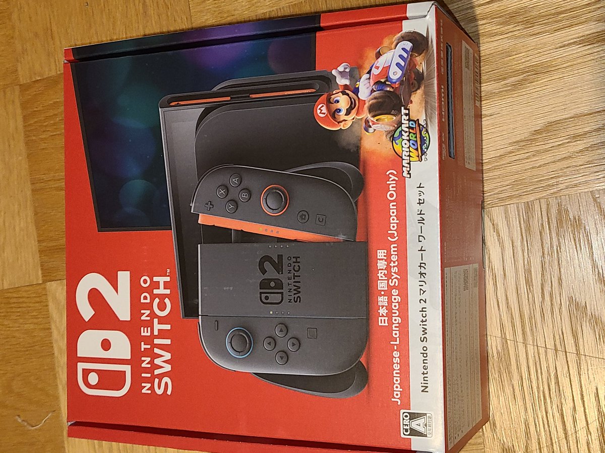 kangaroo_mini's tweet photo. 遂にSwitch2ゲット https://t.co/Ze76HTk5r1