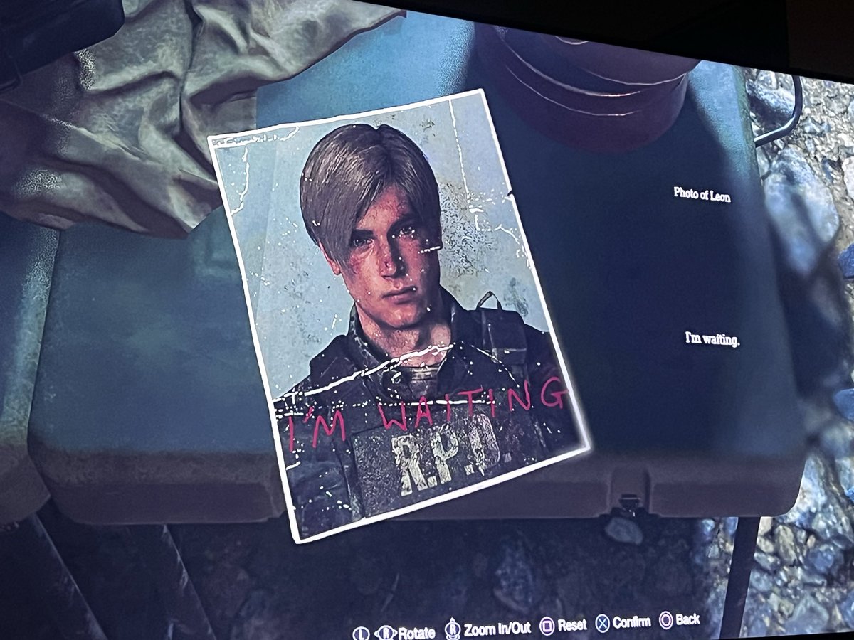 gayest thing ever seen in a videogame bc wdym krauser all this time carried a picture of leon with him
