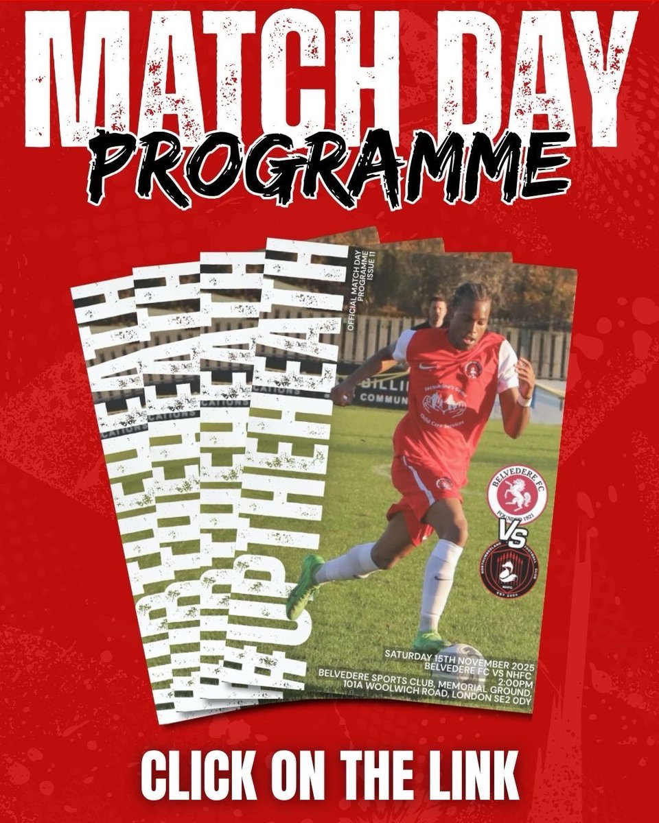 It’s match day in the <a href="/BASLFL/">B&SL Football league</a> Can’t make it to see us take on Belvedere FC? No stress, we have you covered with our digital Match day programme.

Click the link to view 👇
online.fliphtml5.com/Northumberland…
 
#uptheheath🔥🦊