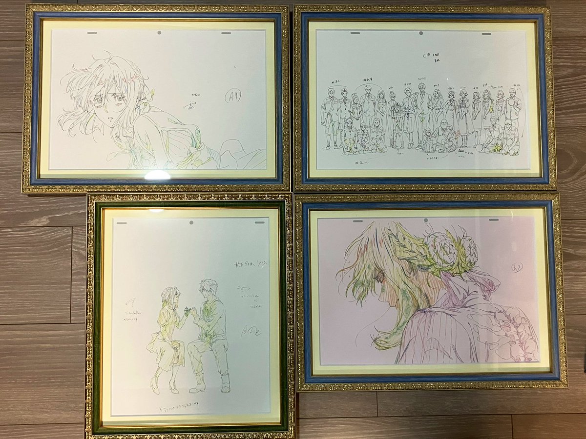 先日、京アニのセカイ展で買ったヴァイオレット・エヴァーガーデンの