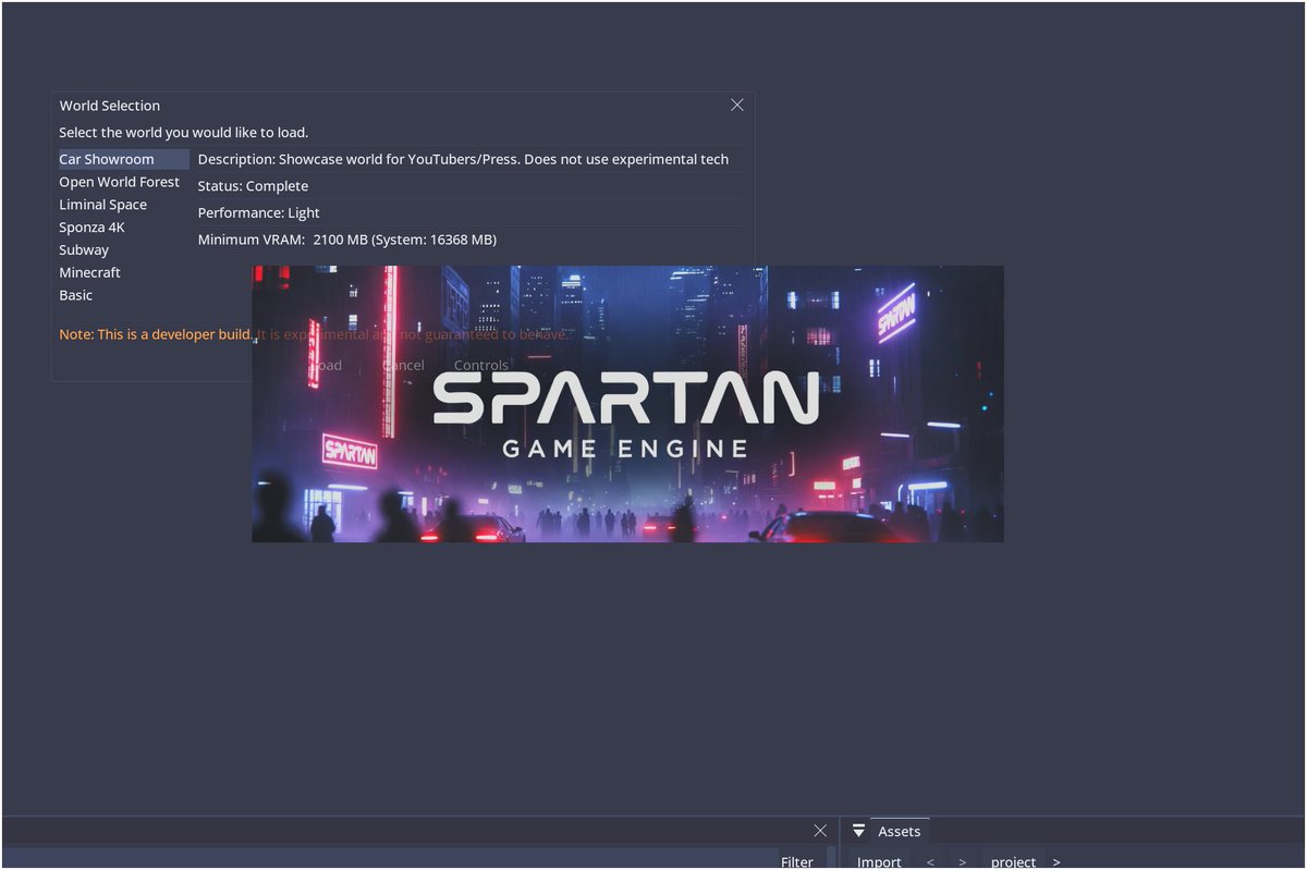 panoskarabelas's tweet image. New engine logo and splash screen (the startup window while the engine loads) for my game engine. Thanks to Grok, it's good!