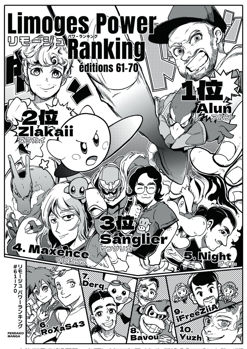 Le nouveau Power Ranking de Limoges, éditions 61-70. Merci à tous pour votre participation lors de cette saison !