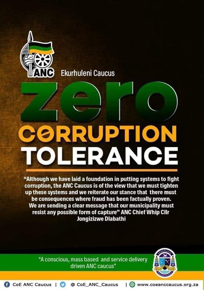 It remains our firm view that there is no place for corruption in our society. The ANC-led government has strengthened systems to combat fraud and protect public resources.

We reiterate: where corruption is proven, consequences must follow.

 ✊🏾🟩🟡⚫