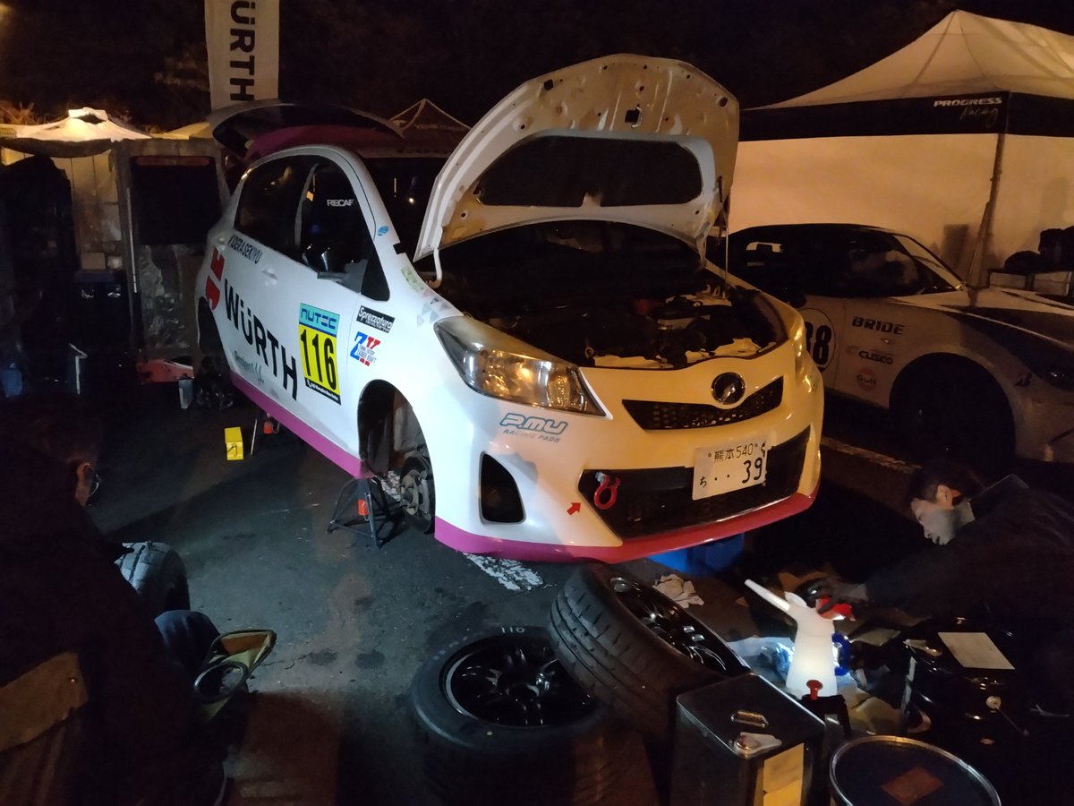 komasprezzatura's tweet image. 明日早朝からの決勝に向けて最後の整備と準備が続きます！